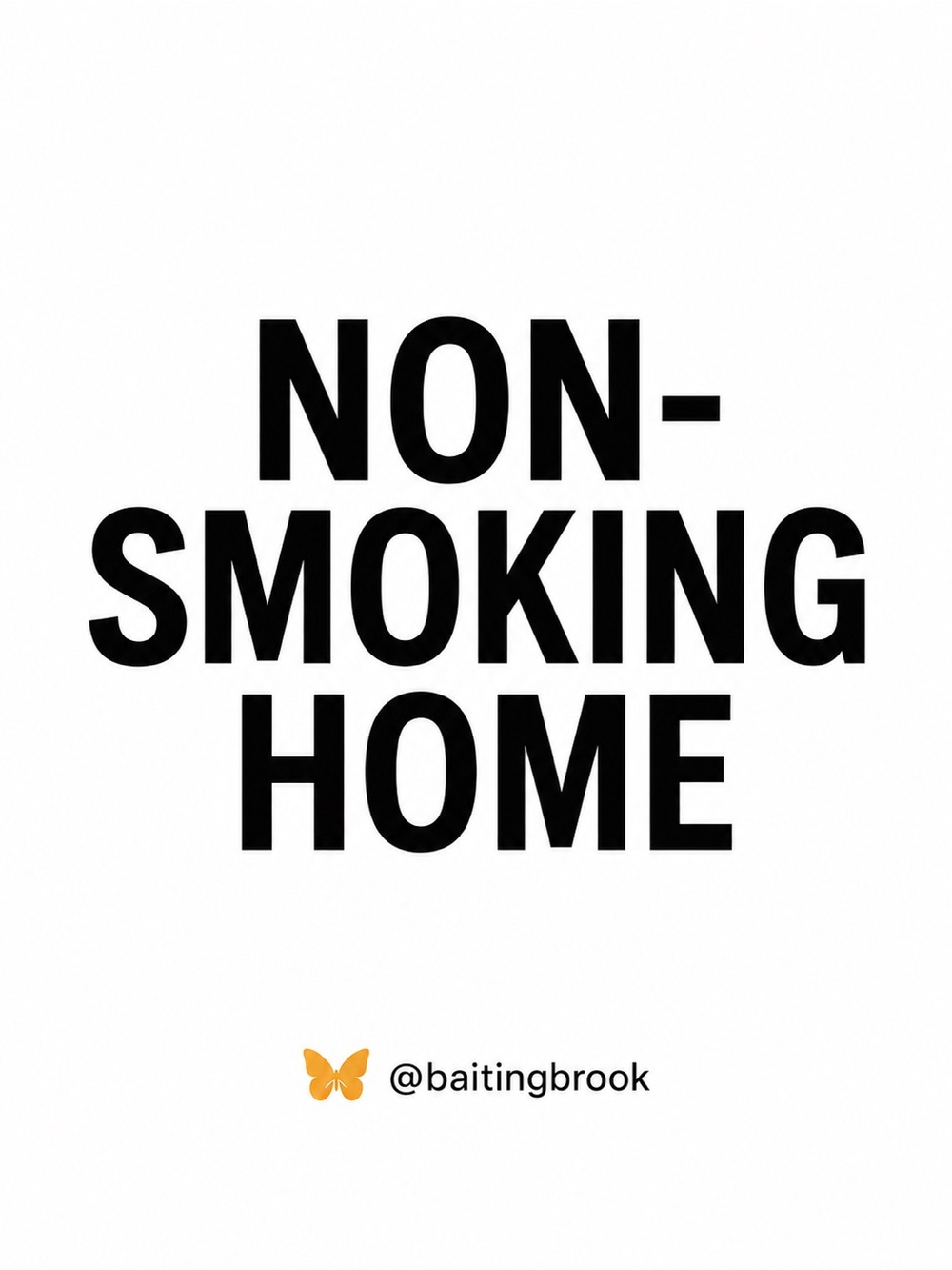 Non-Smoking Home